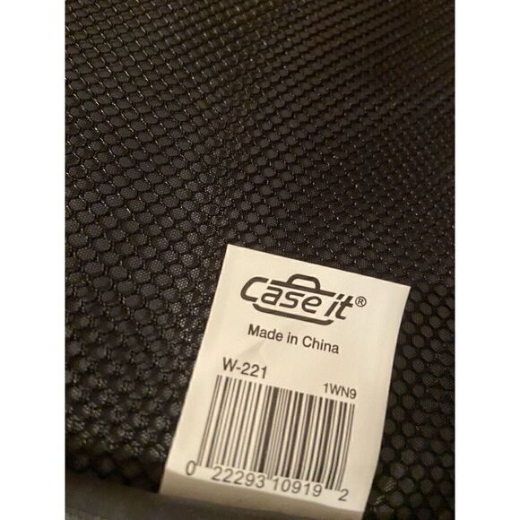 Case-It Mighty Zip Tab 3-Ring 2 - Inch Zipper Binder Expanding File Pink/Black - Picture 10 of 10